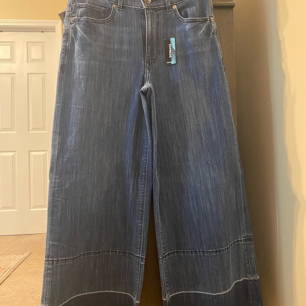 Brand new high waisted wide legs